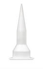 Buse de précision blanche, embout fin conique pour application de joints petits.