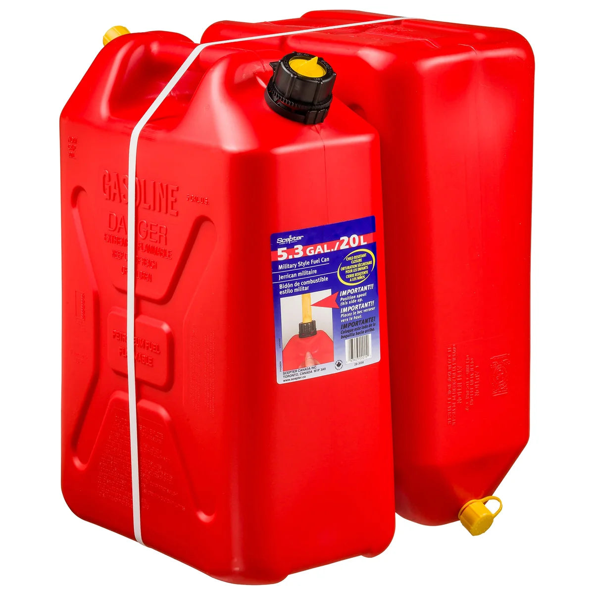 XPRS - Jerricans 20L rouge ensemble de 2
