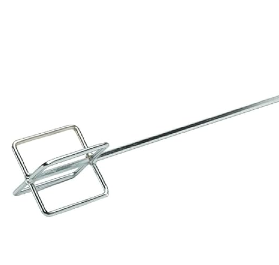 Batteur à oeuf pour drill en acier inoxydable pour mélanger rapidement et efficacement les ingrédients.