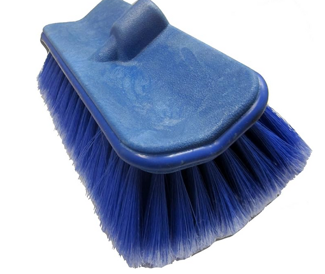 Brosse pour l’acide (brosse à lave-auto) bleue avec poils denses, idéale pour le lavage et le nettoyage auto.