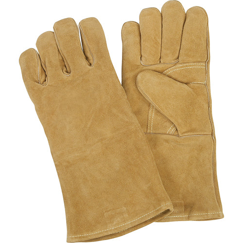 Gants de soudage de première qualité ComfoflexMC, Cuir de vache refendu, Taille Grand - 610-2000