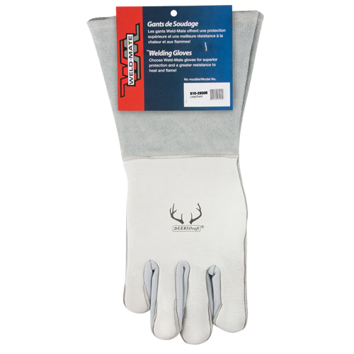 Gants de soudage ComfoflexMD, Cuir de daim refendu, Taille Grand - 610-2850R