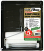 Ensemble de peinture Bennett Perfection sans charpie, comprenant un bac, un rouleau de 10 mm, une monture et deux recharges, pour surfaces lisses ou semi-lisses.