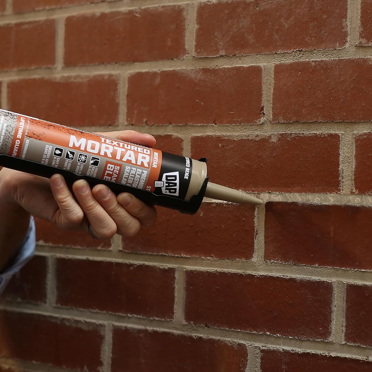 XPRS - DAP Mortier texturé, mastic et scellant élastomère en latex, beige, 286 g