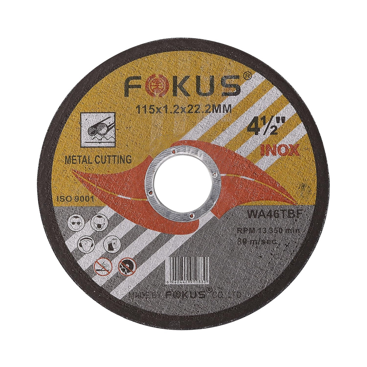 XPRS - Disque à tronçonner pour métal et acier inoxydable 4‑1/2 po x 0,045 po, alésage 7/8 po