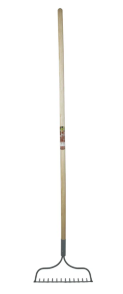XPRS - Râteau à archet 54 po 14 dents en acier manche en bois