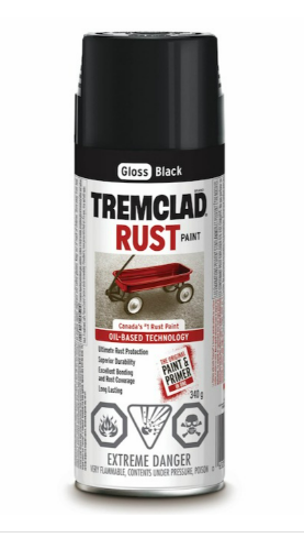 XPRS - Peinture aérosol antirouille Tremclad - 340 g - Brillant / mat / semi-lustré