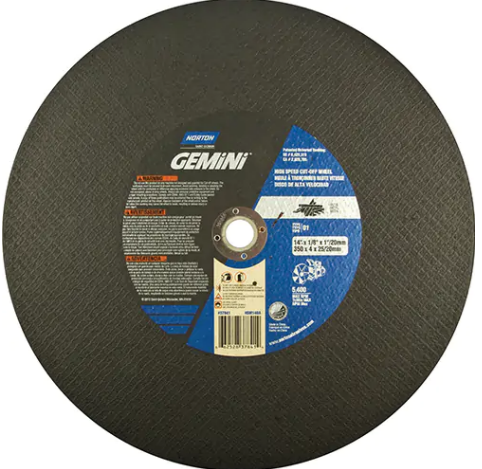 XPRS - Meule a tronconner 14" x 1/8" x 1" type 1