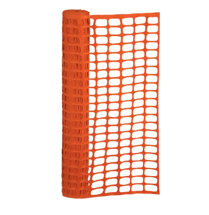 XPRS - Cloture de signalisation robuste en maille 1,2m x 15,2m orange