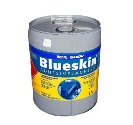 Colle à blueskin 18L apprêt pour fondations adhésif à base de caoutchouc pour maçonnerie béton bois.