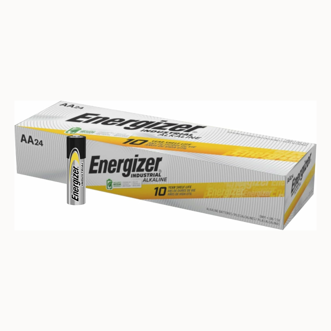 XPRS - Piles alcalines industrielles Energizer EN91 AA, paquet de 24