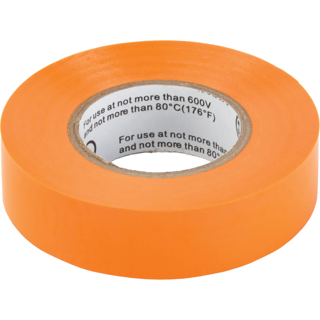 Ruban isolant, 3/4" x 18 m (60'), Orange, 7 mils - XJ564