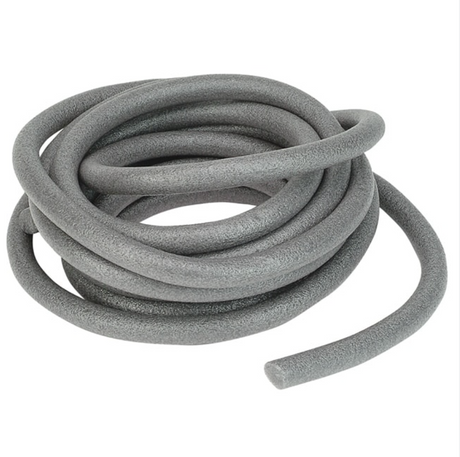 Boudin d’éthafoam 3/4″ x 1 pied pour isolation, calfeutrage et étanchéité dans la construction préfabriquée.