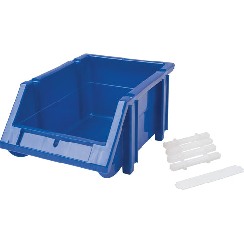 Stackable & Hanging Bin, 4-13/16" W, 3-3/16" H x 7-1/8" D, Multi-Purpose Storage