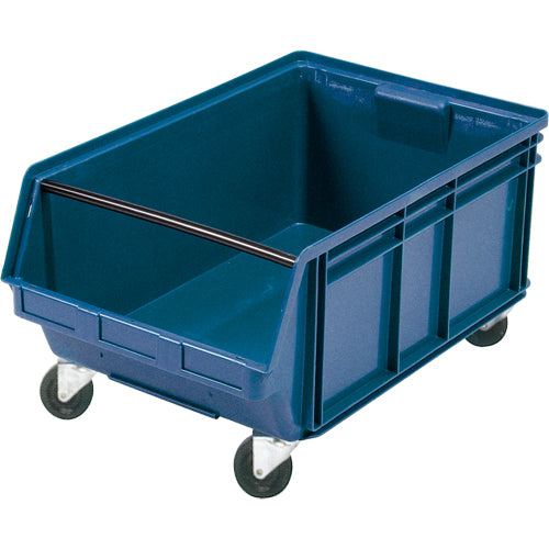 Bac géant empilable et mobile, 11-7/8" ha x 18-3/8" la x 29" p, Capacité de 150 lb, Bleu - CC447