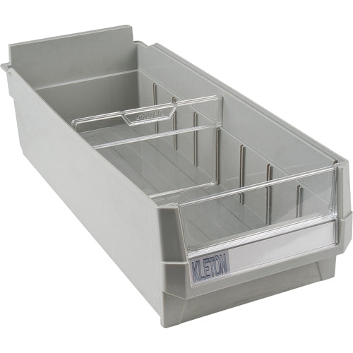 Replacement Drawers for KPC-HD Heavy-Duty Parts Cabinets, Plastic, 6-1/2" W x 14-4/5" D, 4" H, Gray - CF324