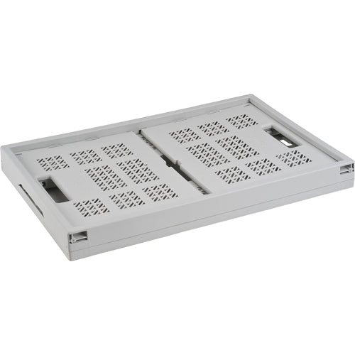 Bac repliable, 21" lo x 14" la x 10,5" h, Gris - CF326