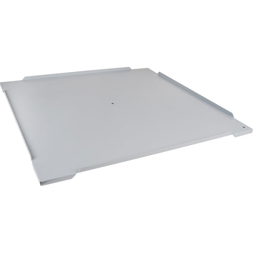 Carrousel de casiers à tiroirs industriels & robustes, Acier, 27-1/2" la x 27-1/2" p x 1" h, Gris - CF402