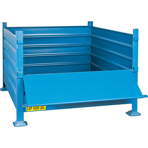 Contenants de vrac empilables, 30" ha x 34,5" la x 40,5" p, Capacité de 4500 lb - CF458