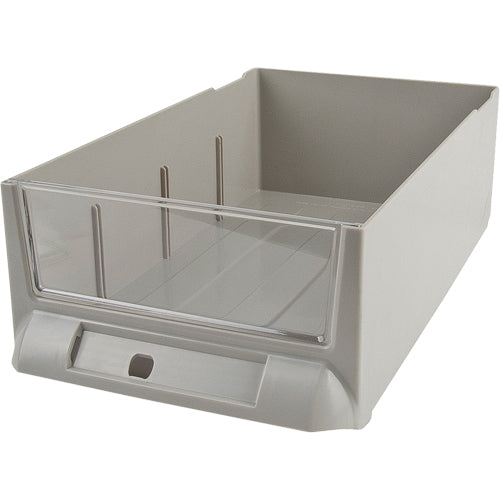 Replacement Drawer for KPC-200 Parts Cabinets, Plastic, 5-3/8" W x 9-13/16" D, 3-3/10" H, Gray - CF481