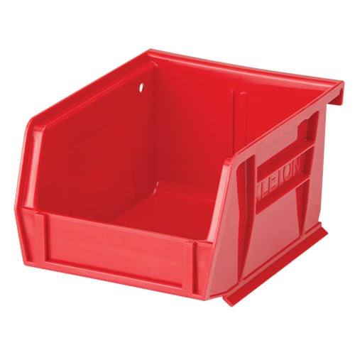 Stackable and hanging bin, 4-1/8" W x 3" H x 5-3/8" D, compact size