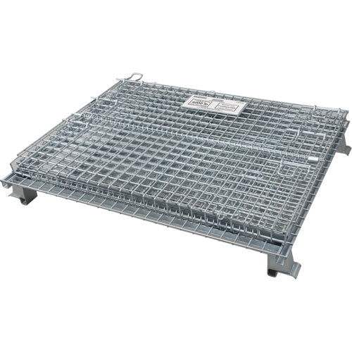 Conteneur repliable en métal grillagé, 40" la x 48" p x 42" h, Capacité de 4000 lb - CG021
