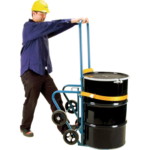 Diables à barils tout-en-un, Fabriqué en Acier, 25 - 55 gal. US (20 - 45 gal. imp.) - DC266