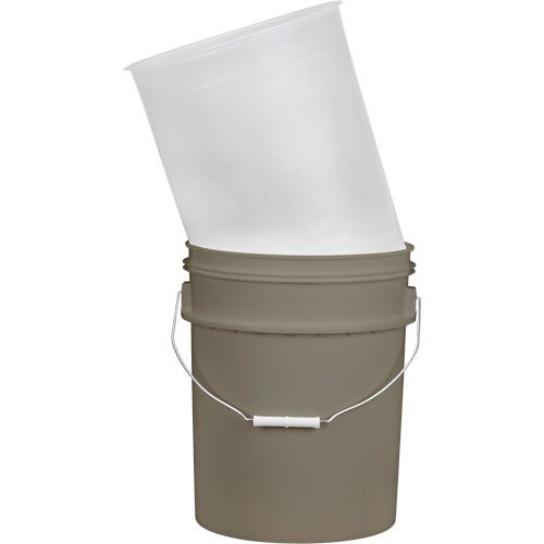 Doublure pour seau en plastique, 11-1/4" dia. x 14" h, 5 gal. US (4,16 gal. imp.) capacité - DC815