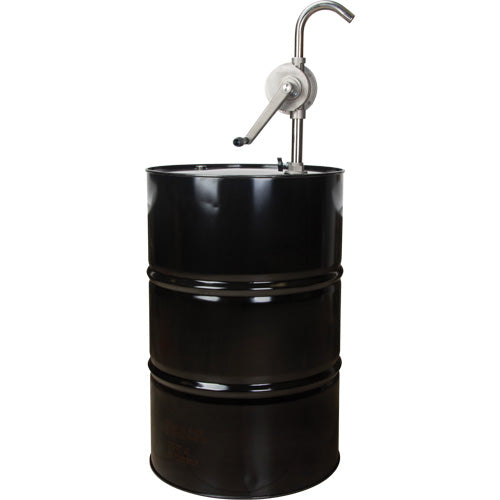 Pompe rotative pour baril, Acier inoxydable, Pour capacité 55 gal., 12 oz/course - DC865