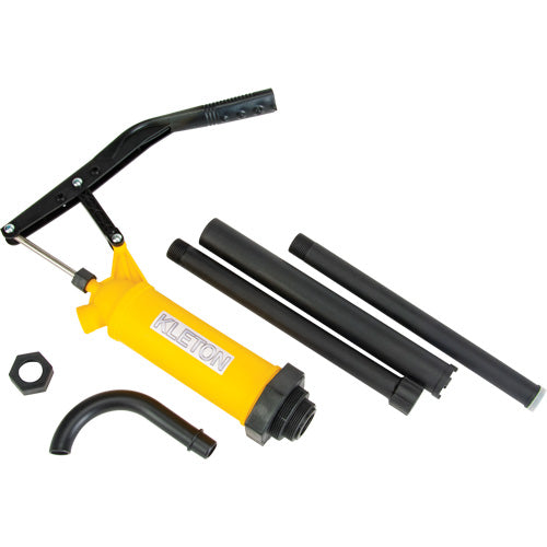 Pompe à baril de type levier, Polypropylène, 14 oz/course, Pour barils de 5-55 gal. - DC868