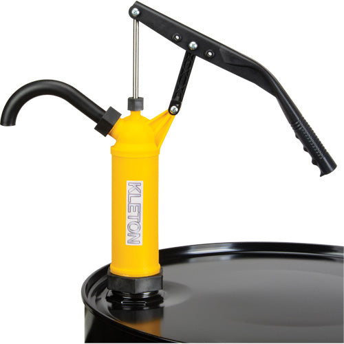 Pompe à baril de type levier, Polypropylène, 14 oz/course, Pour barils de 5-55 gal. - DC868