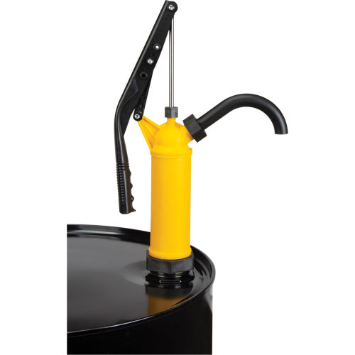 Pompe à baril de type levier, Polypropylène, 14 oz/course, Pour barils de 5-55 gal. - DC868