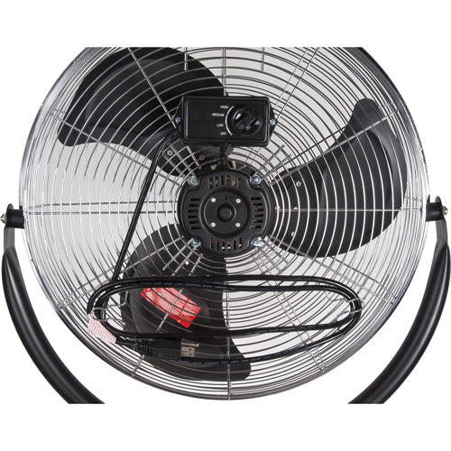 Ventilateur sur piédestal haute vitesse, Commercial, 3 Vitesses, Diamètre de 20" - EA289