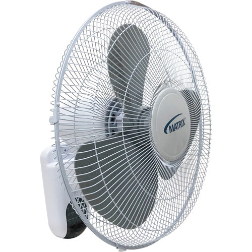 Ventilateur mural oscillant, Commercial, Dia 16", 3 vitesses - EA526