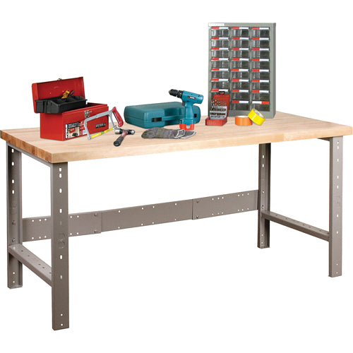 Pre-engineered Workbench, Top & Uprights Only, 2500 lb Capacity, 72" W x 30" D, 34" H - FF656