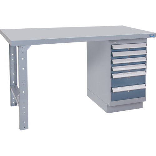 Pre-designed workbench, 72" W x 30" D x 34" H, 2500 lb capacity - FG642
