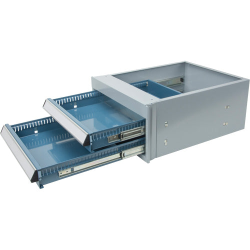 Établi à deux tiroirs, Acier, 18" la x 21" p x 9" h - FH674