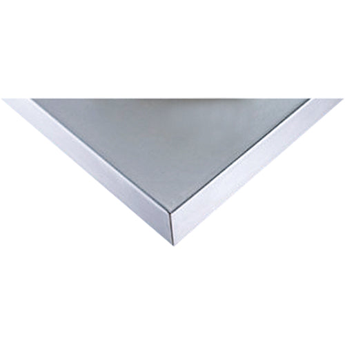 Dessus d'établi en acier inoxydable 304 avec âme en bois, 1-3/4" d'épaisseur