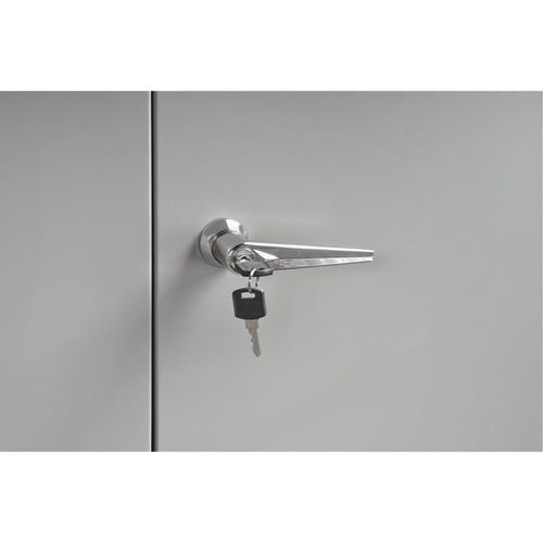 Cabinet-Style Workshop Desk, 34-1/2" W x 30" D x 53" H, Gray - FI520