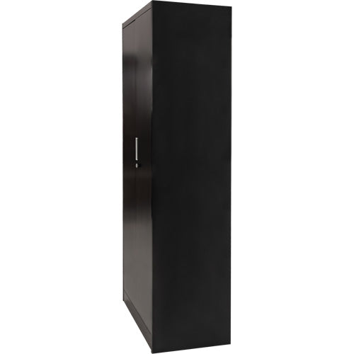 Armoire de rangement combinée, 36" la x 18" p x 72" h, Noir - FN656