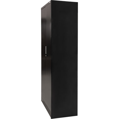 Armoire de rangement Hi-Boy, Acier, 4 Tablettes, 72" h x 36" la x 18" P, Noir - FN658