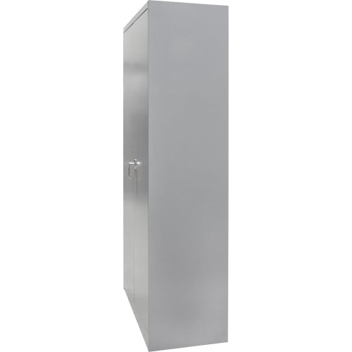 Armoire garde-robe, Acier, 36" la x 18" p x 72" h, Gris - FN659