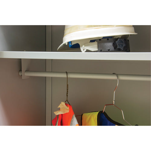 Armoire garde-robe, Acier, 36" la x 18" p x 72" h, Gris - FN659