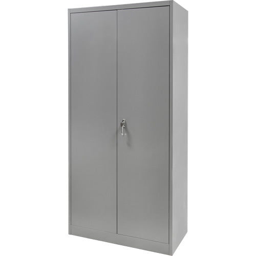 Armoire garde-robe, Acier, 36" la x 18" p x 72" h, Gris - FN659