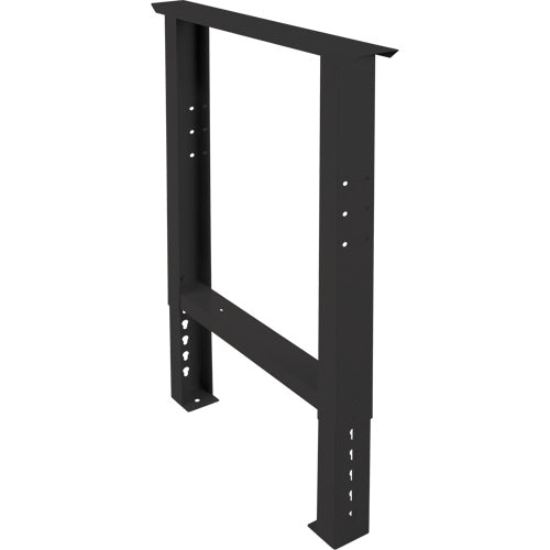 Pattes d'établi pour service industriel, Acier, 24" p x 34" h, Simple - FN708