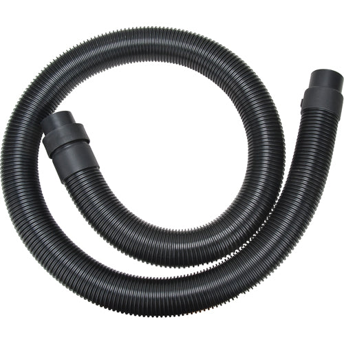 7' Ribbed Tank Hose for Industrial Vacuums Stainless Steel Wet/Dry - JC834