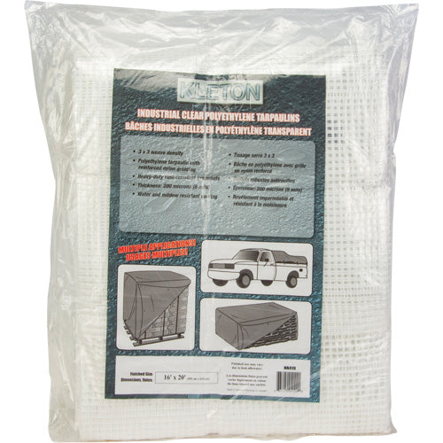 Bâches transparentes résistantes pour protection, couverture et usages extérieurs