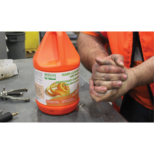 Nettoyant pour les mains à l'orange, Pierre ponce, 3,6 L, Cruche, Orange - JG223