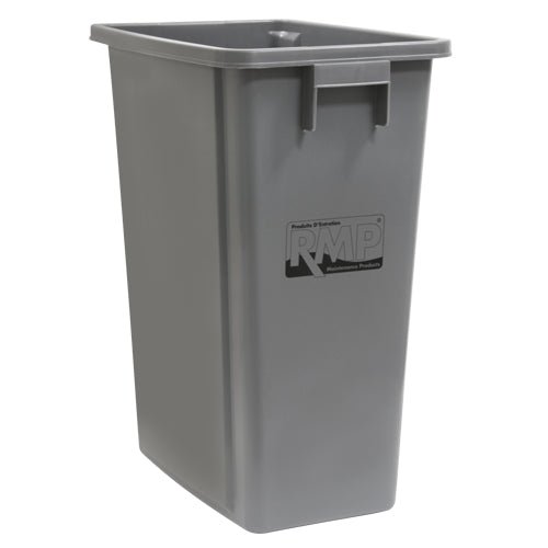 Bac à déchets et de recyclage, Plastique, 16 gal. US - JH485