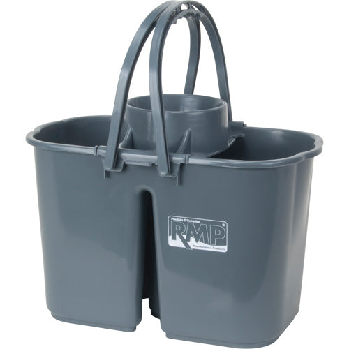 Seau et essoreuse pour vadrouille, Passoire, 3,75 gal. US (15 pintes), Gris - JN505